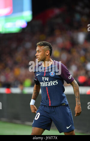 Paris, Frankreich. 20 Aug, 2017. Neymar Jr von Paris Saint-Germain während der französischen Ligue 1 Paris St. Germain (PSG) v Toulouse FC im Parc des Princes Stadium am 20. August 2017 in Paris, Frankreich. Credit: Francois pauletto/Alamy leben Nachrichten Stockfoto