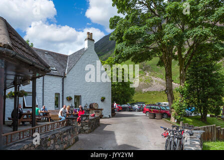 Das Clachaig Inn, Glencoe, Scottish Highlands, Schottland, Großbritannien Stockfoto