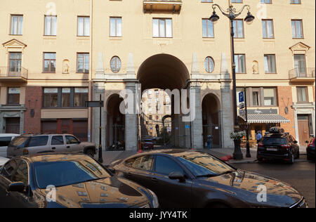 Tolstoi Haus, St. Petersburg, Russland. Stockfoto