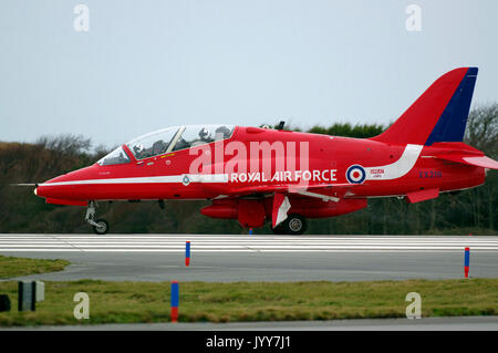 British Aerospace Hawk Red Arrows Stockfoto