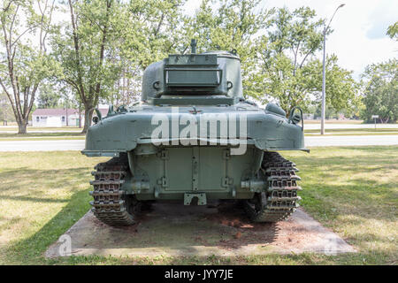 Kanadische M4A1 Grizzly Tank Stockfoto