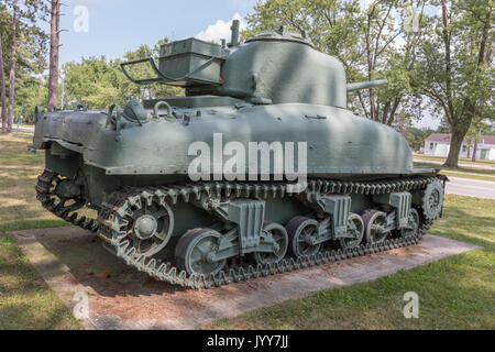 Kanadische M4A1 Grizzly Tank Stockfoto