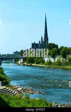 Skyline Cambridge (Galt) Ontario Kanada Stockfoto