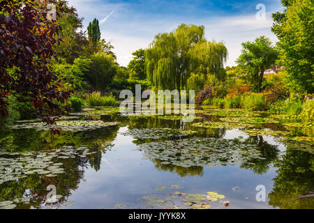 Nymphea Teich im Garten von Claude Monet in Giverny, Frankreich Stockfoto