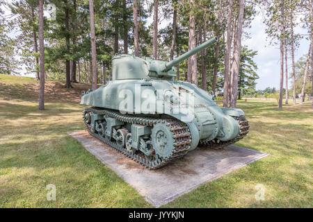 Kanadische M4A1 Grizzly Tank Stockfoto