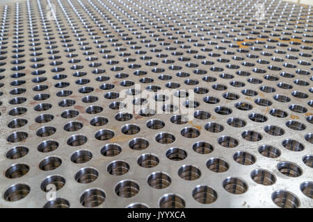 Perforiertes Blech Stockfoto