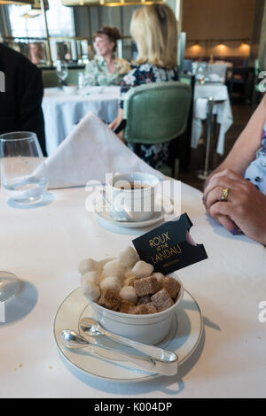 Roux an der Landau Restaurant, The Langham Hotel, 1 C Portland Pl, Marylebone, London W1B 1JA, Großbritannien Stockfoto