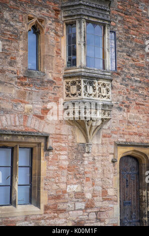 Hausfassade in Wells, Somerset Stockfoto