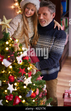 Erstaunliche Momente mit meinem Vater verbracht Stockfoto