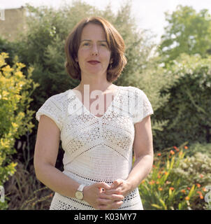 Fi Glover, Englisch Radio Moderator bei ihr zu Hause in London, England, Vereinigtes Königreich fotografiert. Stockfoto