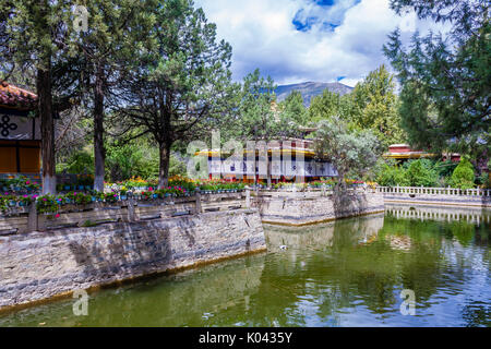 Norbulingka Dalai Lama Sommer Palast, Lhasa, Tibet, Lhasa Stockfoto