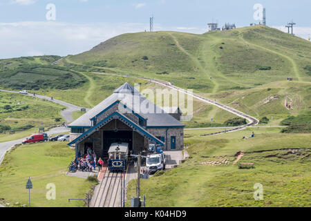 Great Orme Tramway in Nord Wales Stockfoto