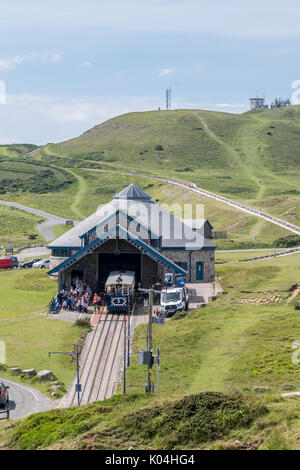 Great Orme Tramway in Nord Wales Stockfoto