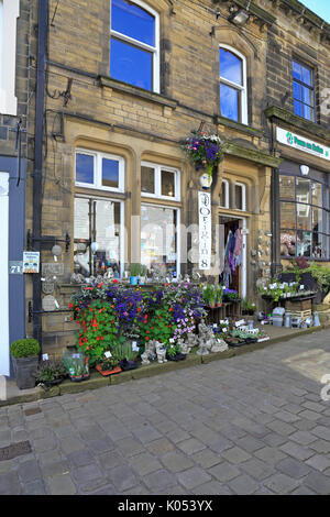 Main Street, Haworth, West Yorkshire, England, UK. Stockfoto