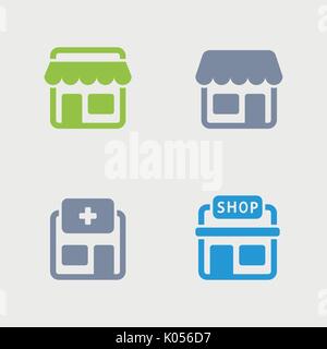 Ein Satz von 4 Professional, pixelgenaue Vector Icons auf einem 32 x 32 Pixel Raster ausgelegt. Stock Vektor