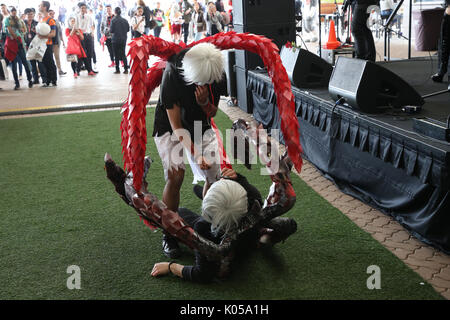 Sydney, Australien. 19. August 2017. SMASH! Sydney Manga und Anime Show ist eine japanische Kultur pop-Konvention, die von Künstlerinnen, Kulturschaffenden und Fa gewidmet ist. Stockfoto