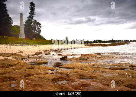 Captain Cooks Landing Place, Botany Bay, Sydney, New South Wales, Australien Stockfoto