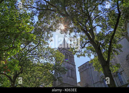 St. Louis, Missouri, USA - 18. August 2017: Der Dom der Basilika von Saint Louis auf Lindell Boulevard in St. Louis, Missouri. Stockfoto