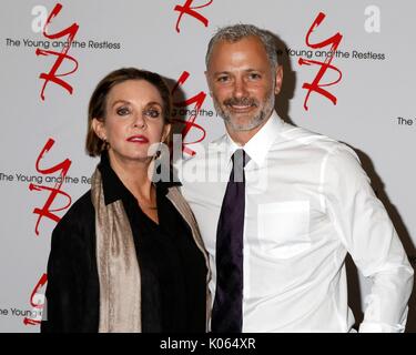 Judith Chapman, Max Shippee anwesend für Jungen und Ruhelosen Fan Club Abendessen, Burbank Convention Center, Burbank, CA August 19, 2017. Foto von: Priscilla Grant/Everett Collection Stockfoto