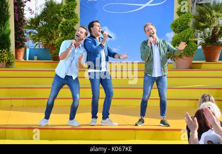 Rust, Deutschland, 20. August 2017, das Erste ARD-Show "Immer wieder Sonntags" mit Klubb 3 Credit: mediensegel/Alamy leben Nachrichten Stockfoto