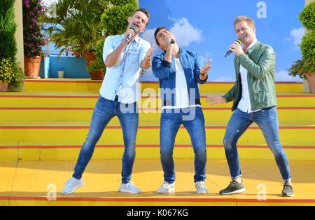 Rust, Deutschland, 20. August 2017, das Erste ARD-Show "Immer wieder Sonntags" mit Klubb 3 Credit: mediensegel/Alamy leben Nachrichten Stockfoto