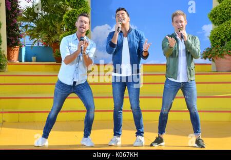 Rust, Deutschland, 20. August 2017, das Erste ARD-Show "Immer wieder Sonntags" mit Klubb 3 Credit: mediensegel/Alamy leben Nachrichten Stockfoto