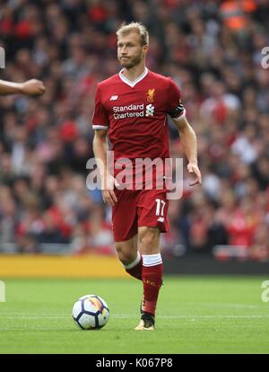 RAGNAR KLAVAN FC Liverpool. Stockfoto