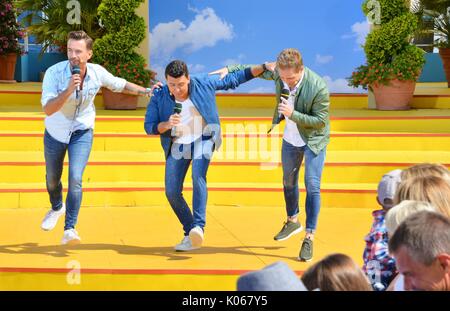 Rust, Deutschland, 20. August 2017, das Erste ARD-Show "Immer wieder Sonntags" mit Klubb 3 Credit: mediensegel/Alamy leben Nachrichten Stockfoto