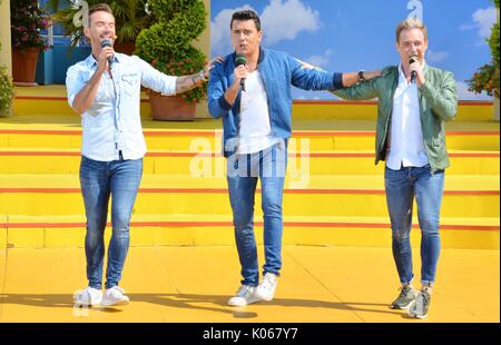 Rust, Deutschland, 20. August 2017, das Erste ARD-Show "Immer wieder Sonntags" mit Klubb 3 Credit: mediensegel/Alamy leben Nachrichten Stockfoto