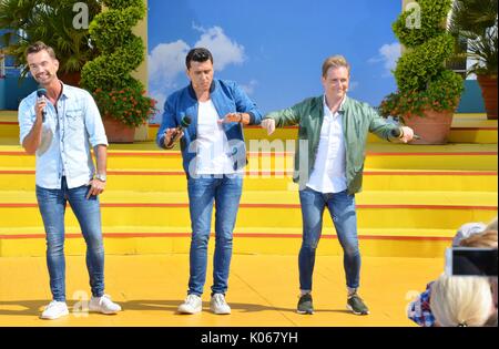 Rust, Deutschland, 20. August 2017, das Erste ARD-Show "Immer wieder Sonntags" mit Klubb 3 Credit: mediensegel/Alamy leben Nachrichten Stockfoto