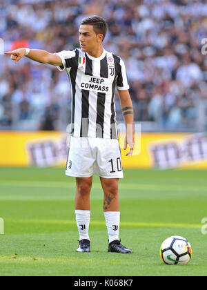 August 19, 2017 in Turin - Allianz Stadion Fußball-Spiel FC JUVENTUS VS. CAGLIARI 3-0 im Bild: Paulo Dybala Foto: Cronos/Claudio Benedetto Stockfoto