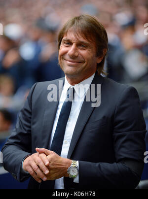 TOTTENHAM HOTSPUR MANAGER MAUR Tottenham Hotspur V CHELSEA Wembley Stadium, LONDON, ENGLAND, 20. August 2017 Stockfoto