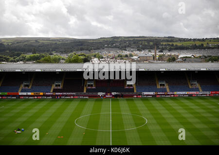 Allgemeine Ansicht des Bob Herrn treten, vor die Premier League Spiel im Turf Moor, Burnley Stockfoto