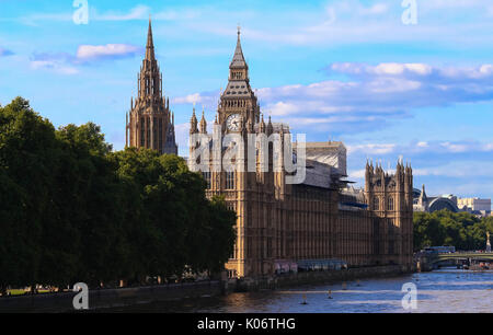 Houses of Parliament und Big Ben, Westminster, London. Stockfoto