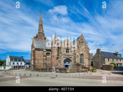 Frankreich, Bretagne, Côtes d'Armor, Perros-Guirec, Chapelle Notre Dame de la Clarté, Kapelle Unserer Lieben Frau der Klarheit, die Jungfrau Ma gewidmet Stockfoto