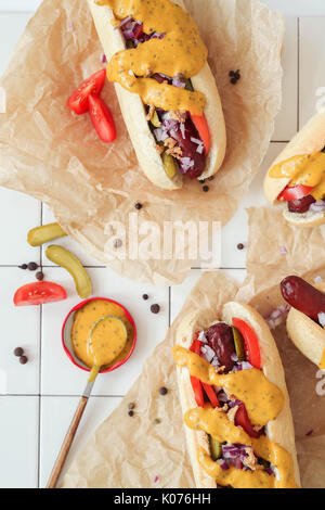 Hot-dog Stockfoto