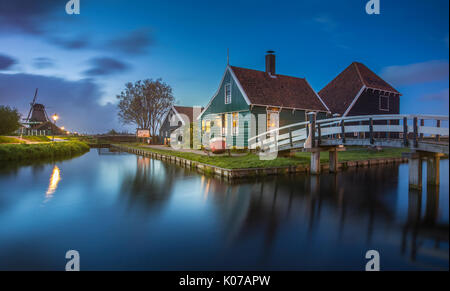 Zaanse Schans, Zaandam, Zandvoort, Niederlande Stockfoto