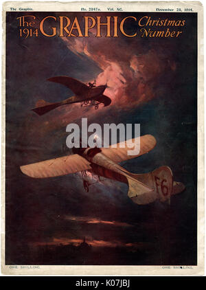 The Graphic Christmas Number 1914, Titelseite Stockfoto
