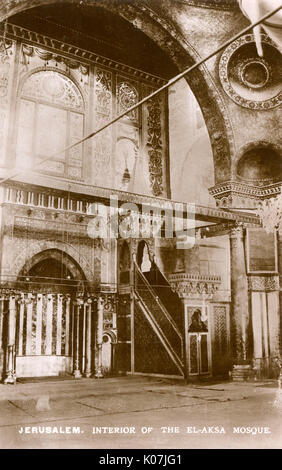 Al-Aqsa-Moschee, Jerusalem Stockfoto