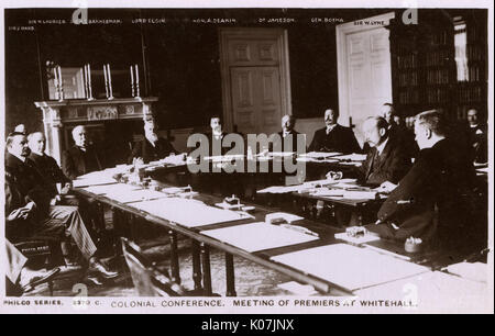 1907. Kaiserkonferenz - Gespräche in Whitehall Stockfoto