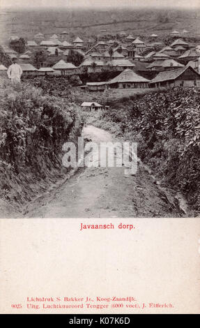 Hillside Village, Bromo District, Ost-Java, Indonesien Stockfoto