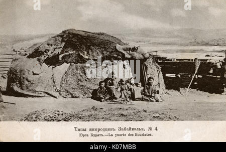 GER (Jurt) der Buryats – in der Nähe von Ulan-Ude, Sibirien Stockfoto