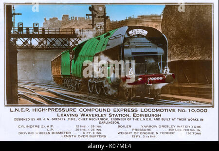 Flying Scotsman - LNER Hochdruck Compound Express Loco Stockfoto