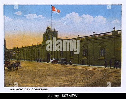 Lima - Peru - Palacio del Gobierno Stockfoto