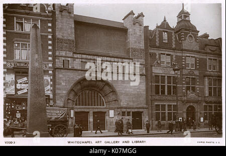 Whitechapel Art Gallery und Bibliothek Stockfoto