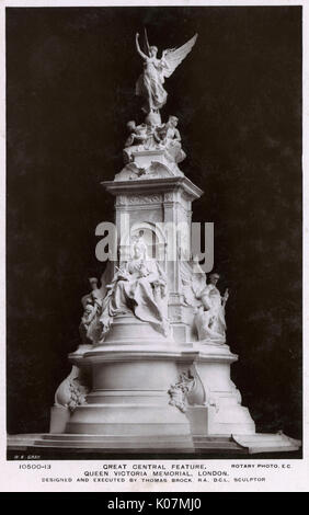 Queen Victoria Memorial, London - Großartiges Zentrales Feature Stockfoto