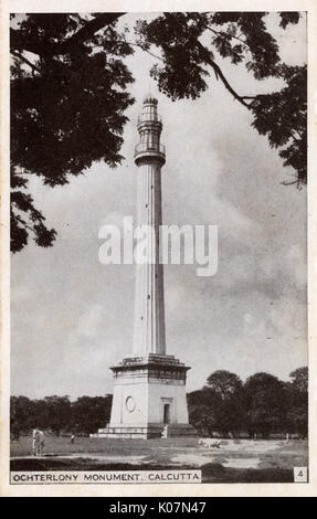 Ochterlony Monument, Kalkutta, Indien Stockfoto