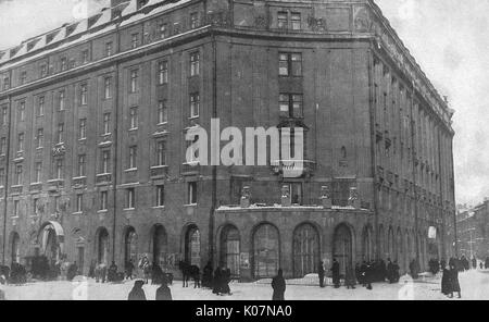 Hotel Astoria nach der Entlassung, Petrograd, Russland Stockfoto