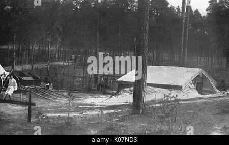 Ankleidestation an der Ostfront, Russland, WW1 Stockfoto