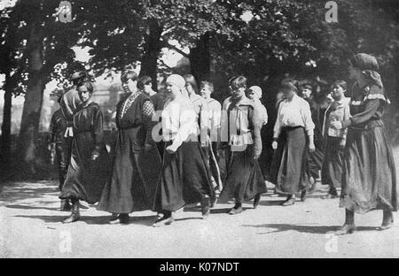 Frauenbataillon des Todes, Russland, WW1 Stockfoto